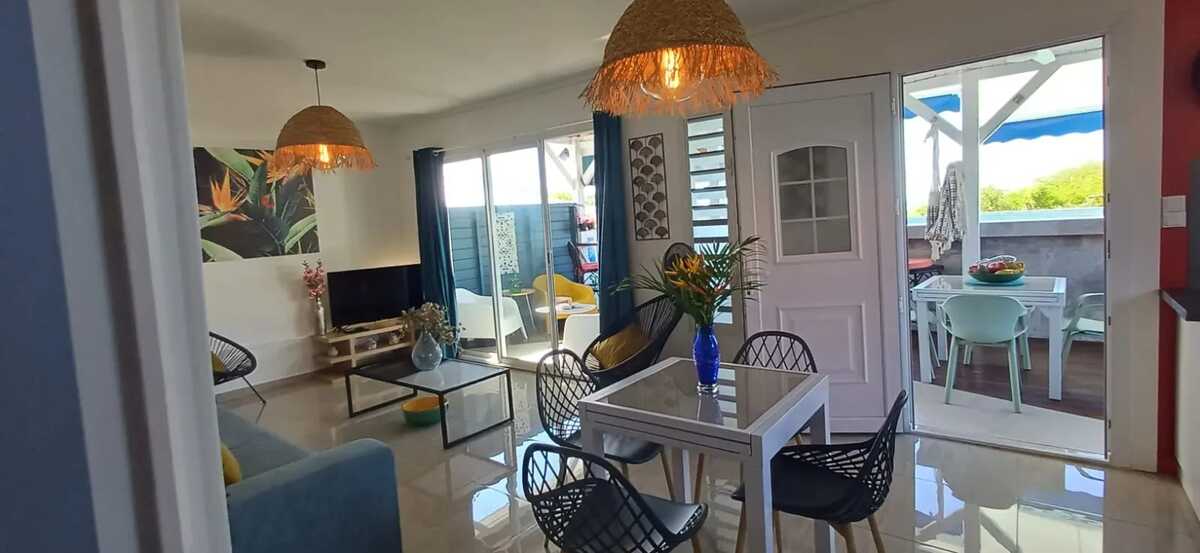 Bungalow 5 pers. à Bouillante, piscine privée toute l'année - Photo 3