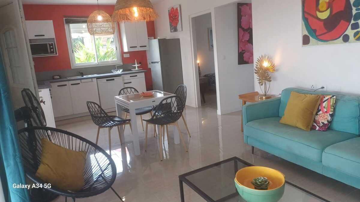 Bungalow 5 pers. à Bouillante, piscine privée toute l'année - Photo 9