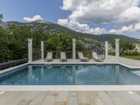 Villa Greystone à Omiš - Piscine privée, sauna et vue montagnes : photo 17