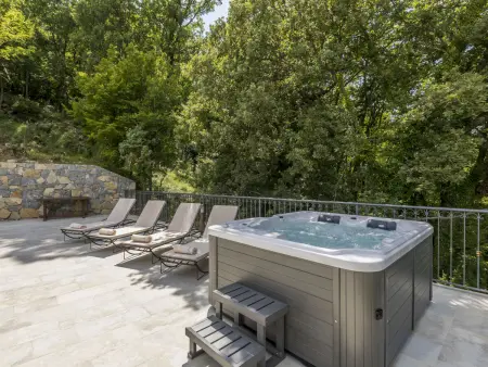 Villa Greystone à Omiš - Piscine privée, sauna et vue montagnes : photo 18