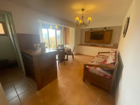 Location appartement à Pra Loup, Appartement cosy à Pra-Loup 1600, 2 chambres, terrasse, parking