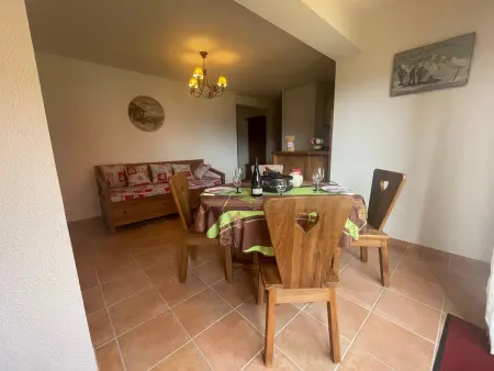 Appartement 2 chambres à Pra-Loup, terrasse avec jardin : photo 10