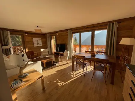 Location appartement à Châtel, Superbe appartement à Châtel : 6 pers., parking, terrasse vue montagnes