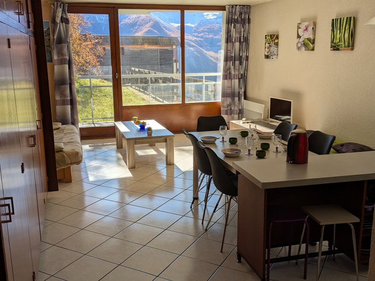 Studio 4 pers avec balcon et jardin à Orcières - Photo 5