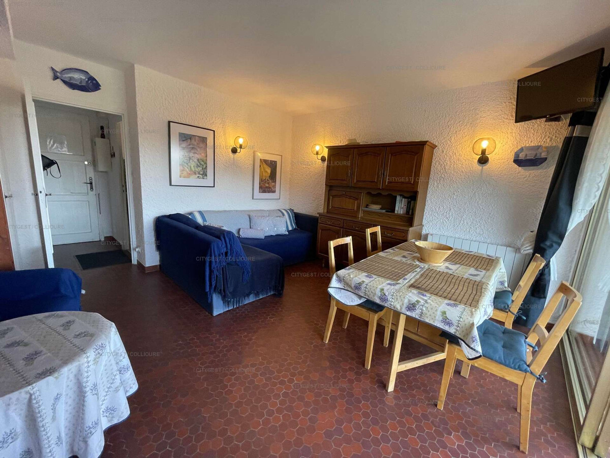 Duplex climatisé 5 pers., piscine et parking à Collioure - Photo 2