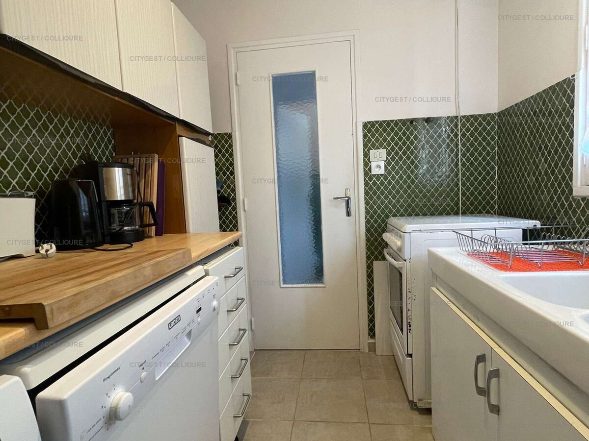 Duplex climatisé 5 pers., piscine et parking à Collioure - Photo 5