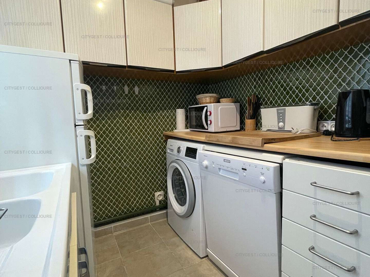Duplex climatisé 5 pers., piscine et parking à Collioure - Photo 6