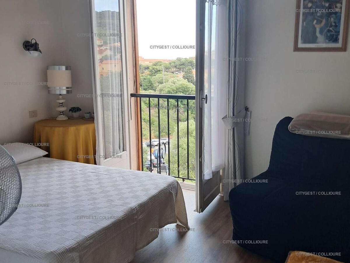 Duplex climatisé 5 pers., piscine et parking à Collioure - Photo 11