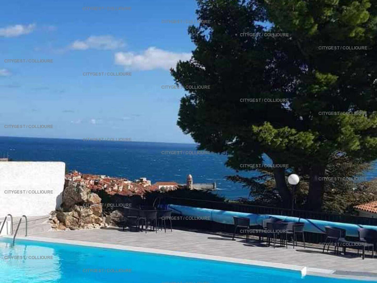 Duplex climatisé 5 pers., piscine et parking à Collioure - Photo 15