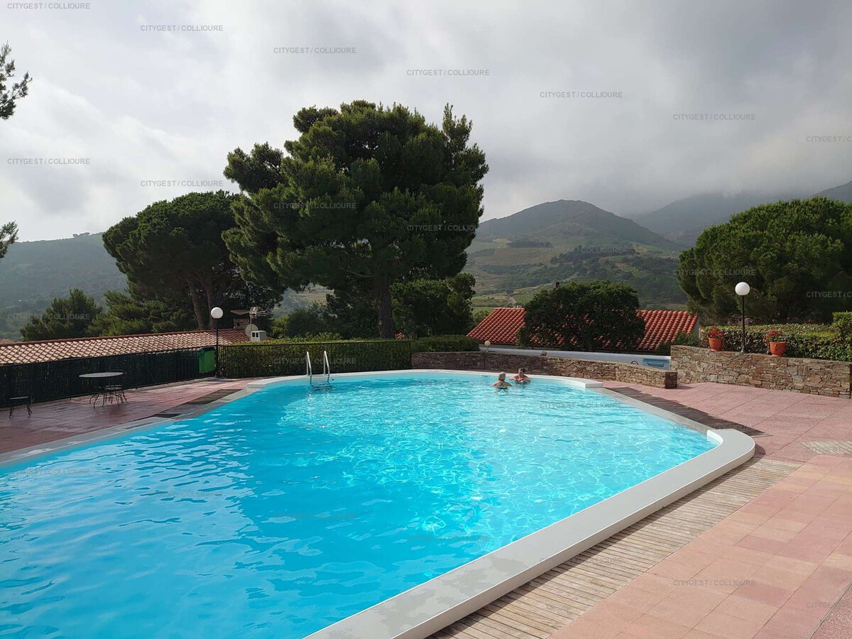 Duplex climatisé 5 pers., piscine et parking à Collioure - Photo 17