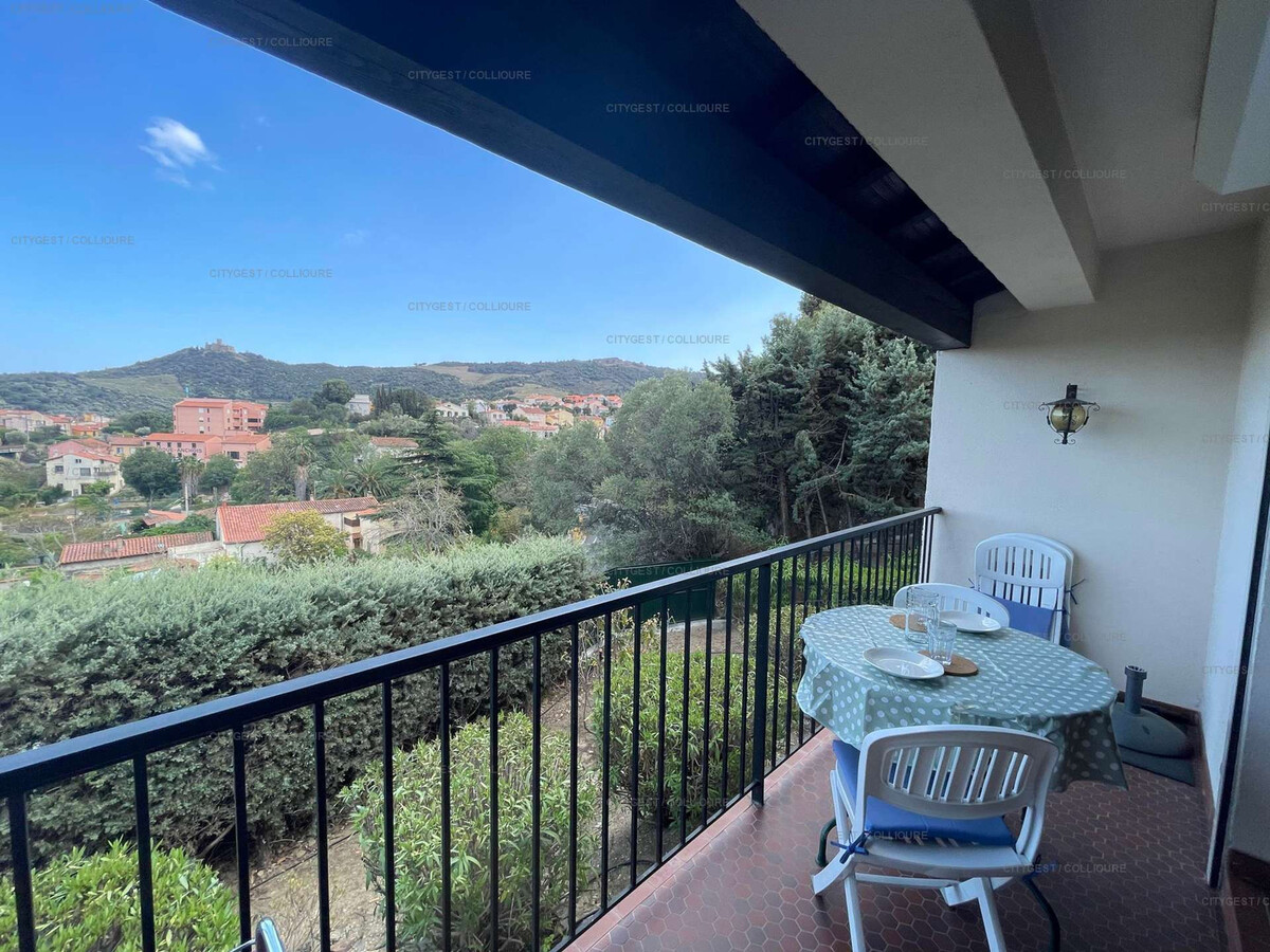 Duplex climatisé 5 pers., piscine et parking à Collioure - Photo 20