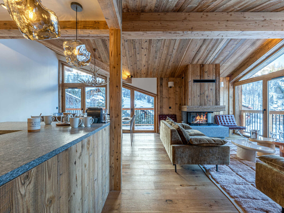 Appartement 6 chambres Val-d'Isère, hammam et vue montagnes - Photo 3