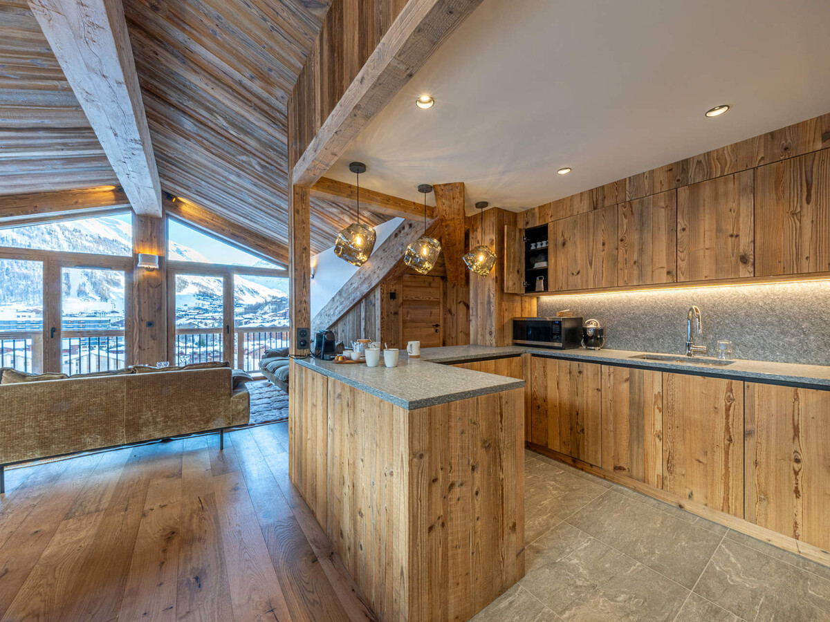 Appartement 6 chambres Val-d'Isère, hammam et vue montagnes - Photo 6