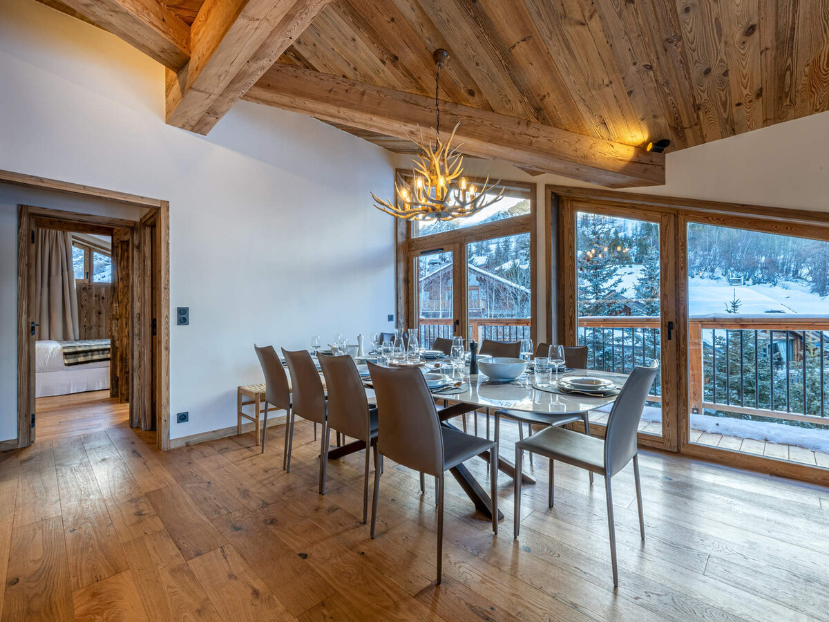 Appartement 6 chambres Val-d'Isère, hammam et vue montagnes - Photo 8