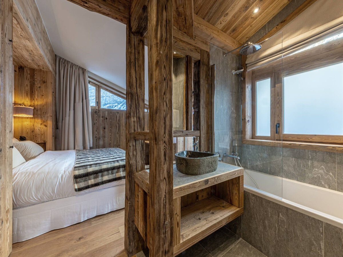 Appartement 6 chambres Val-d'Isère, hammam et vue montagnes - Photo 10