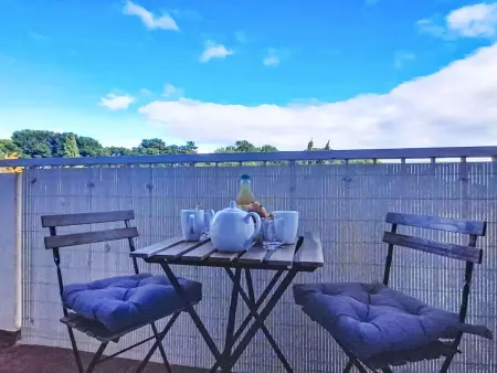 Appartement Les Amandiers, balcon sud-ouest, rénové 2025 : photo 3