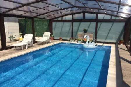 Casa rural La Costana de Barbadillo, piscine intérieure : photo 2