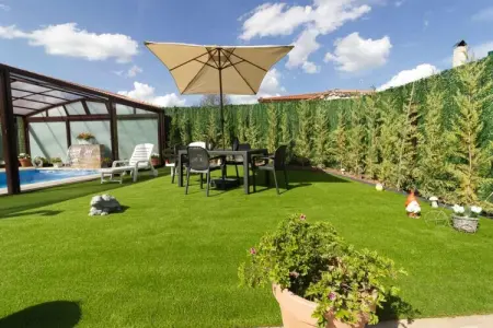 Casa rural La Costana de Barbadillo, piscine intérieure : photo 6