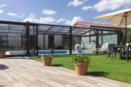 Casa rural La Costana de Barbadillo, piscine intérieure : photo 18