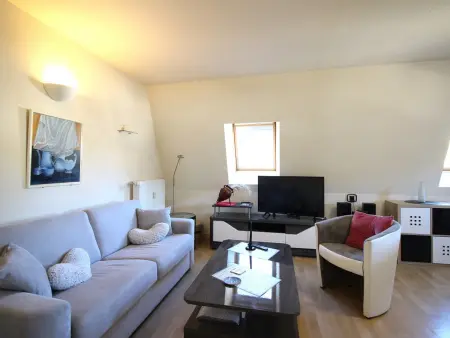 T2 centre La Bourboule, vue, parking, petit chien OK : photo 2