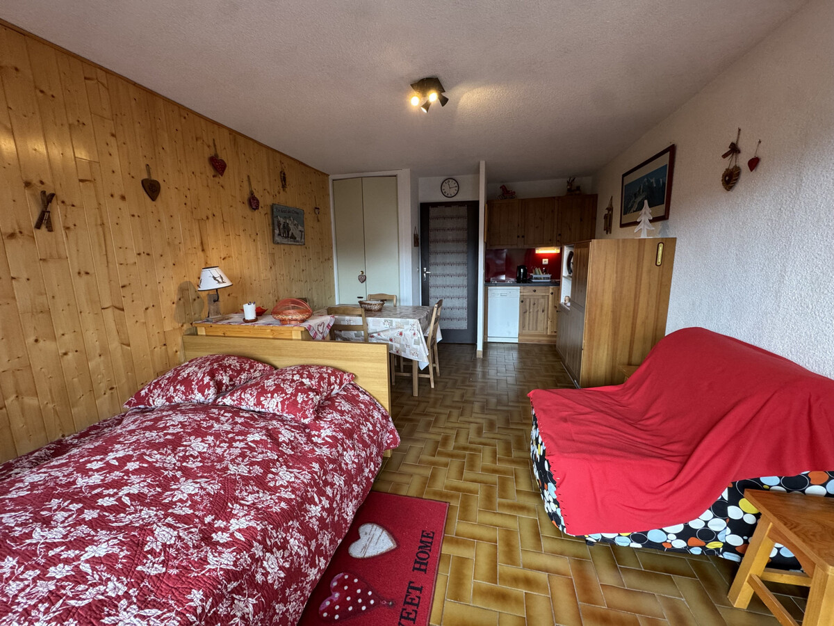 Studio 4 pers. balcon sud, garage – Les Carroz - Photo 1