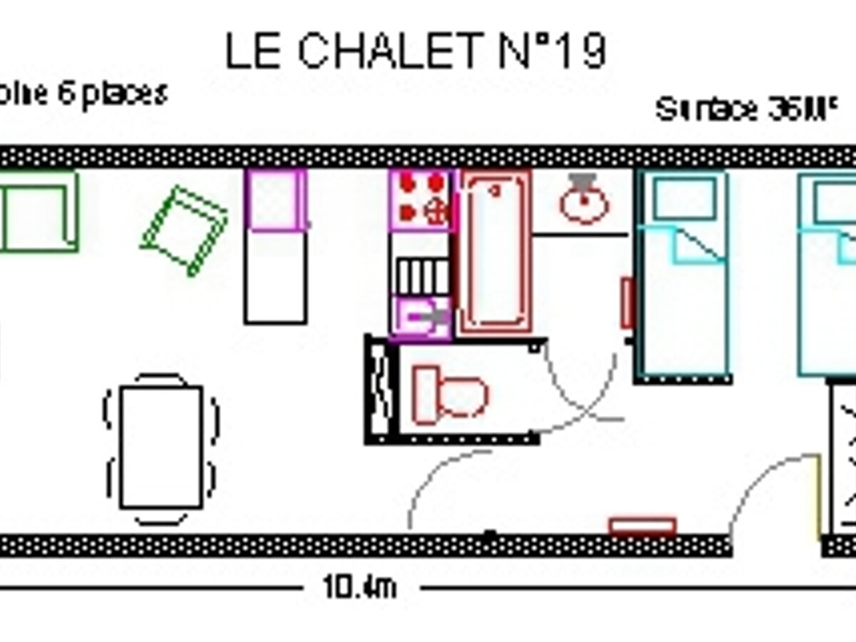 Studio 6 pers avec vue pistes à Gourette - Photo 6