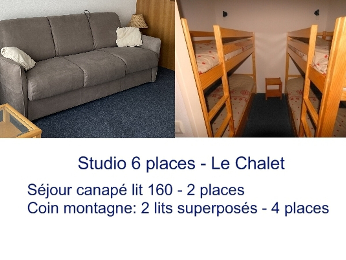 Studio 6 pers avec vue pistes à Gourette - Photo 7