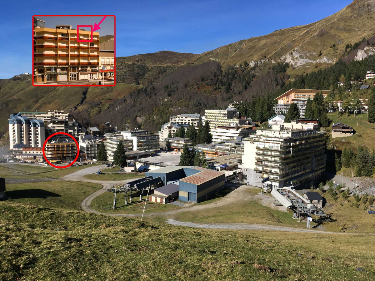 Studio 5 pers, vue pistes, Gourette - Animaux acceptés - Photo 12