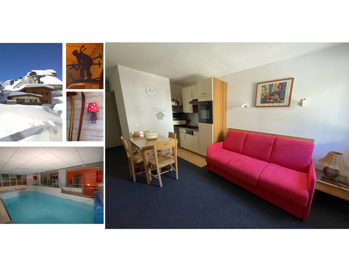 Studio 4 pers. avec piscine à Gourette, animaux admis - Photo 1