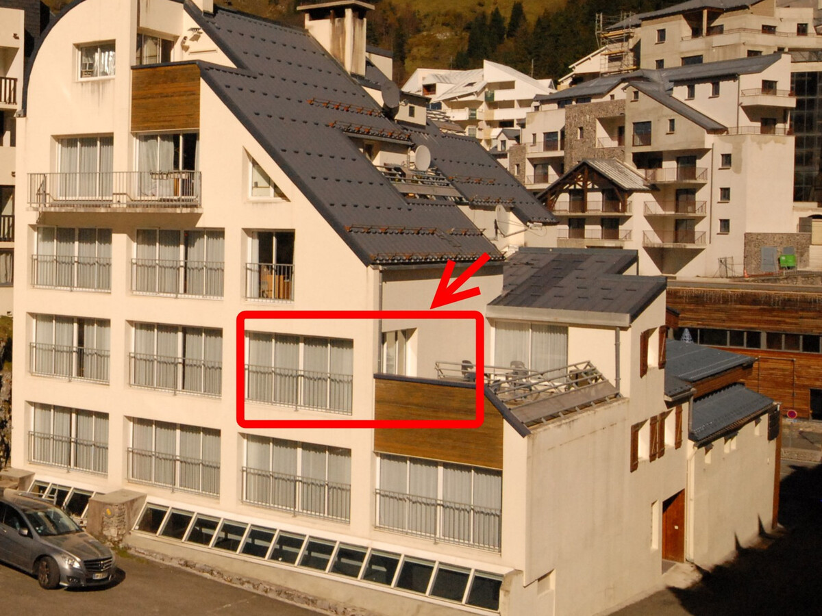 Studio 4 pers. Gourette, vue pistes, placard à ski - Photo 9