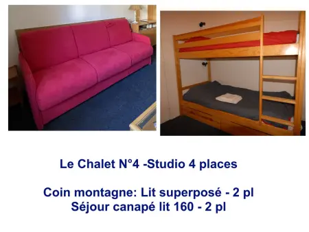 Studio 4 pers avec piscine à Gourette : photo 4