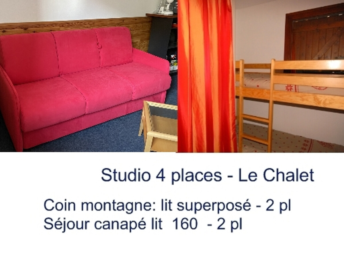 Studio 4 pers à Gourette avec piscine et placard à ski - Photo 5