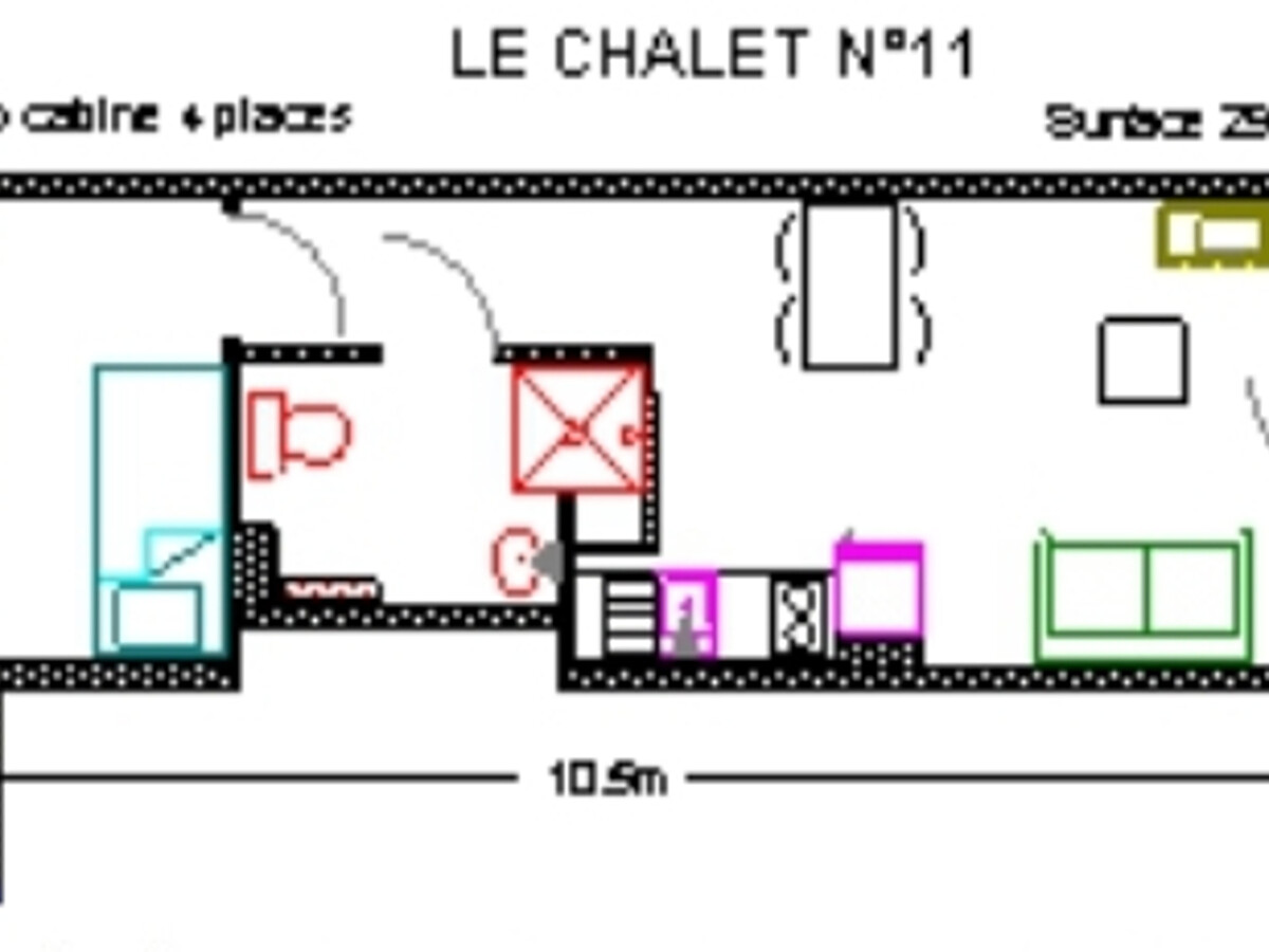 Studio 4 pers Gourette, piscine et placard à ski - Photo 7