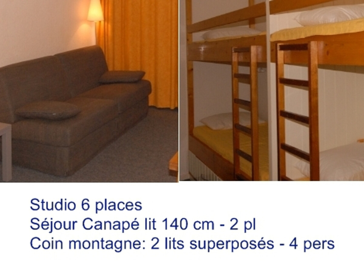 Studio 6 pers Gourette, 27m² vue station, animaux OK - Photo 4