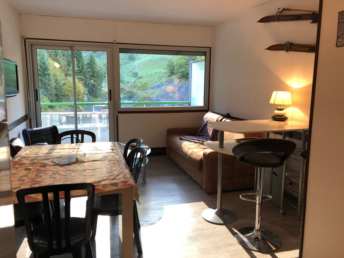 Studio 6 pers Gourette, vue montagne, cuisine équipée - Photo 4