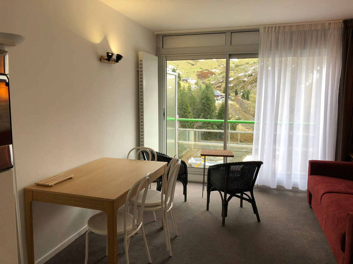Studio 6 pers Gourette, balcon vue montagne, animaux OK - Photo 2