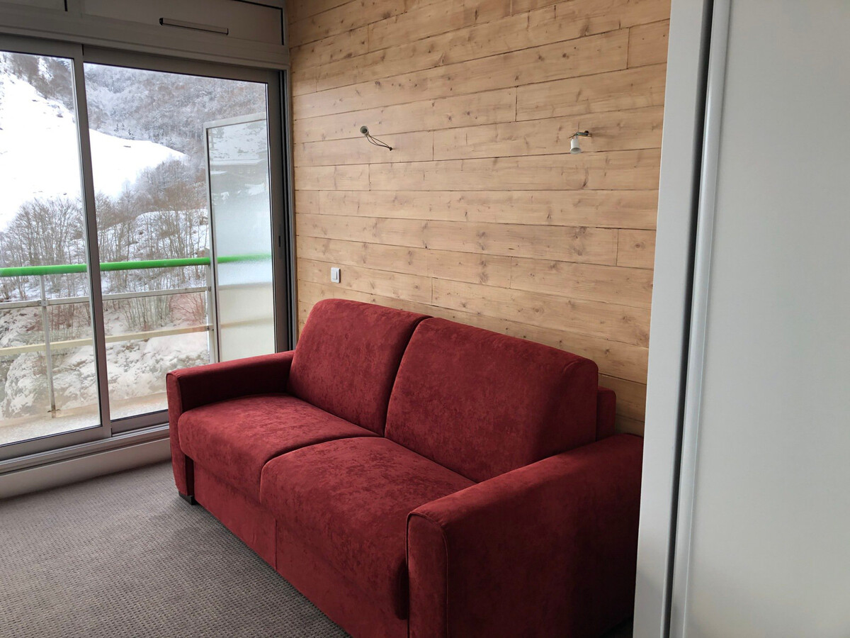 Studio 6 pers Gourette, balcon vue montagne, animaux OK - Photo 4