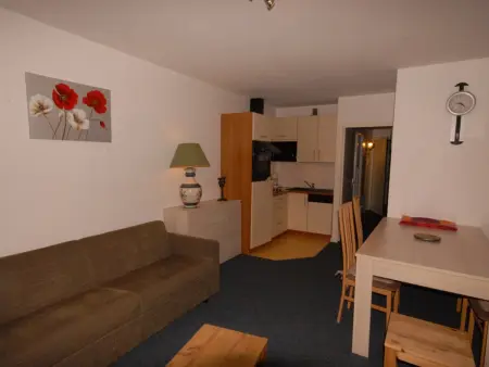 Location appartement à Gourette, Studio confort 6 pers, balcon Sud-Est, animaux admis