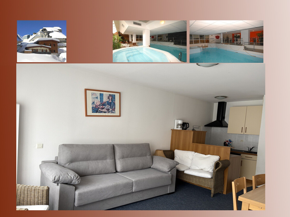 Appartement 6 pers Gourette, vue pistes, piscine - Photo 1