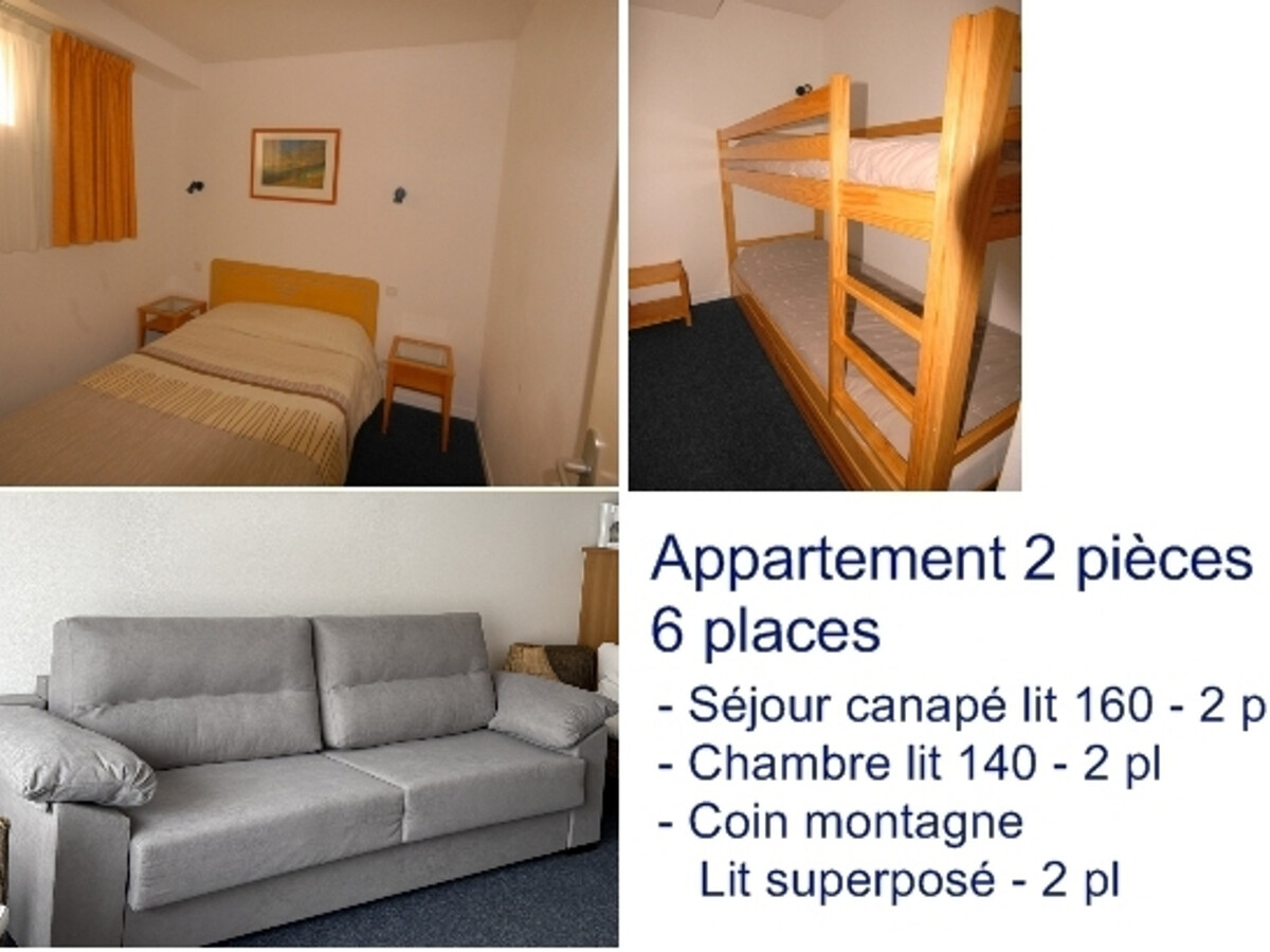 Appartement 6 pers Gourette, vue pistes, piscine - Photo 4