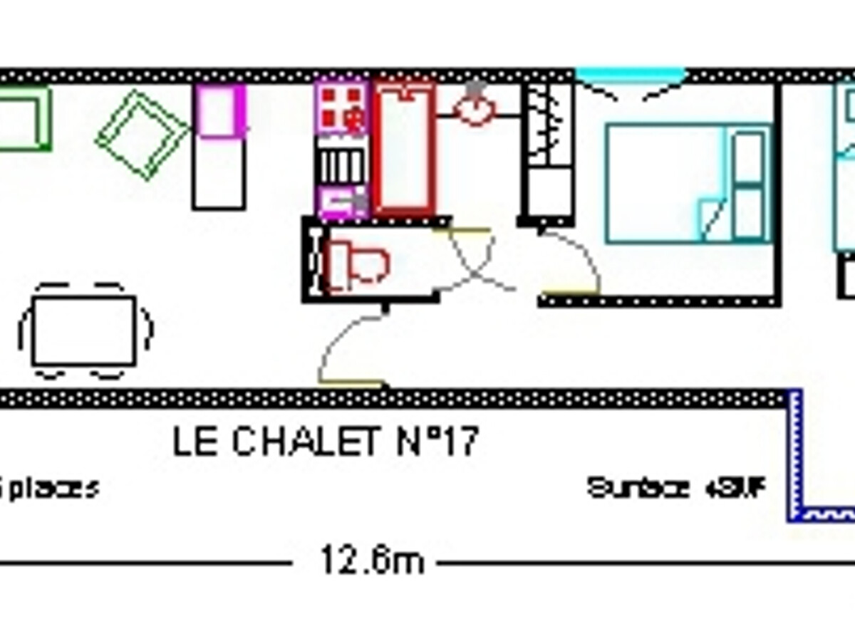 Appartement ski-in/ski-out Gourette, piscine, 6 pers - Photo 8