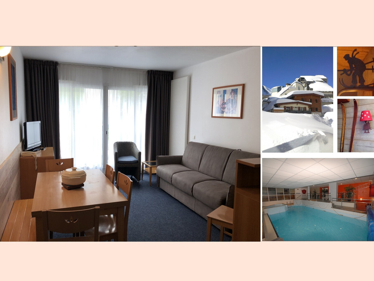 Studio 6 pers vue pistes, piscine - Gourette - Photo 1