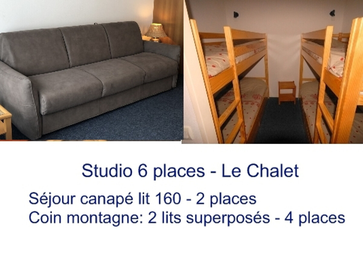 Studio 6 pers vue pistes, piscine - Gourette - Photo 8