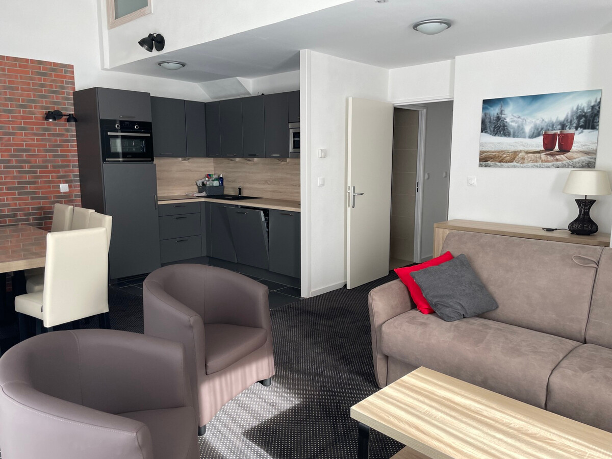 Duplex 10 pers avec piscine à Gourette, vue pistes - Photo 1