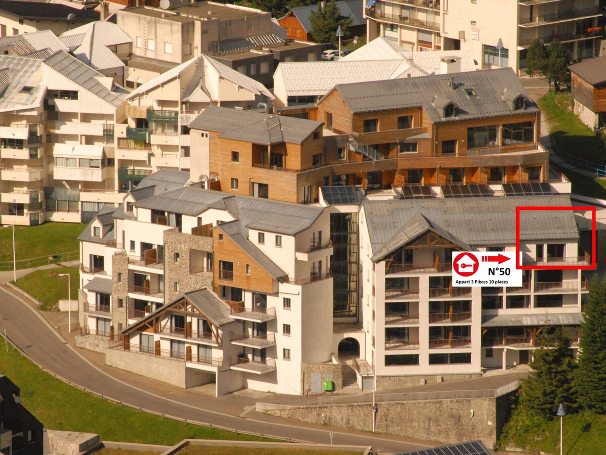 Duplex 10 pers avec piscine à Gourette, vue pistes - Photo 4