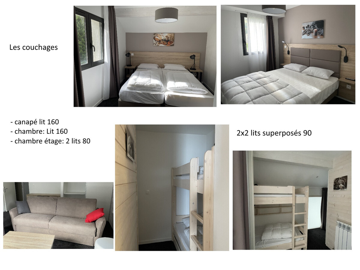 Duplex 10 pers avec piscine à Gourette, vue pistes - Photo 5
