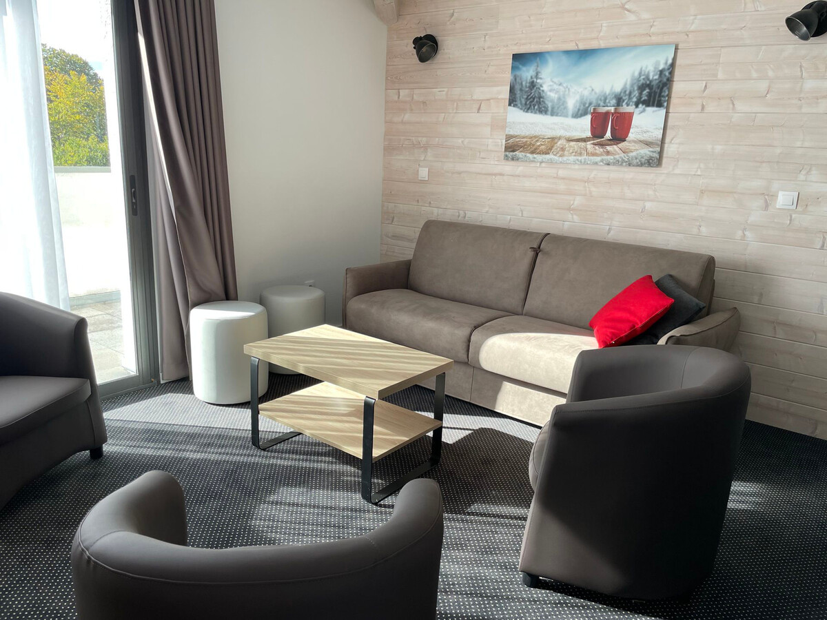 Appartement 8 pers, piscine, Gourette - Vue montagne - Photo 12