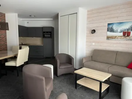 Location appartement à Gourette, Gourette - Studio cabine 65m² pour 8 pers., animaux admis, draps inclus