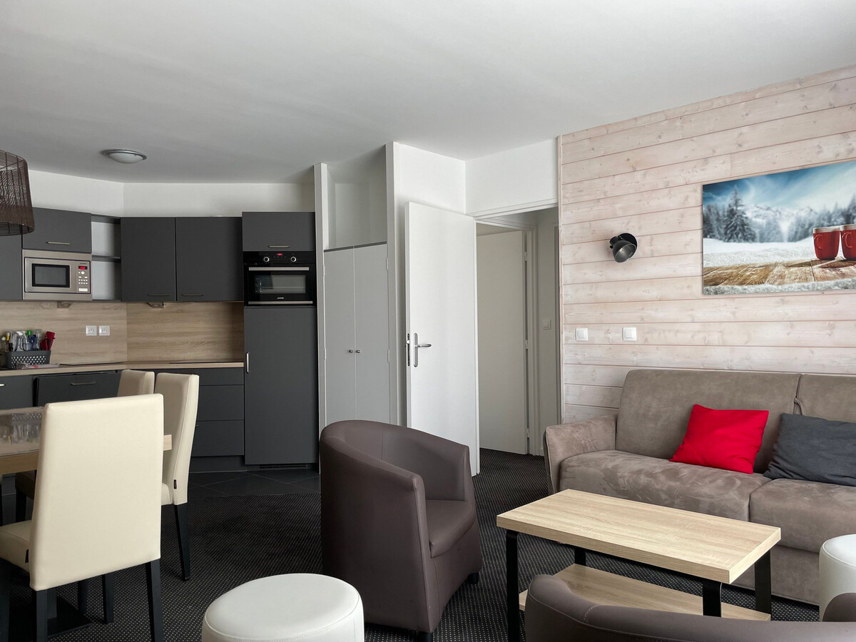 Appartement 3 pièces avec piscine, 8 personnes à Gourette - Photo 1