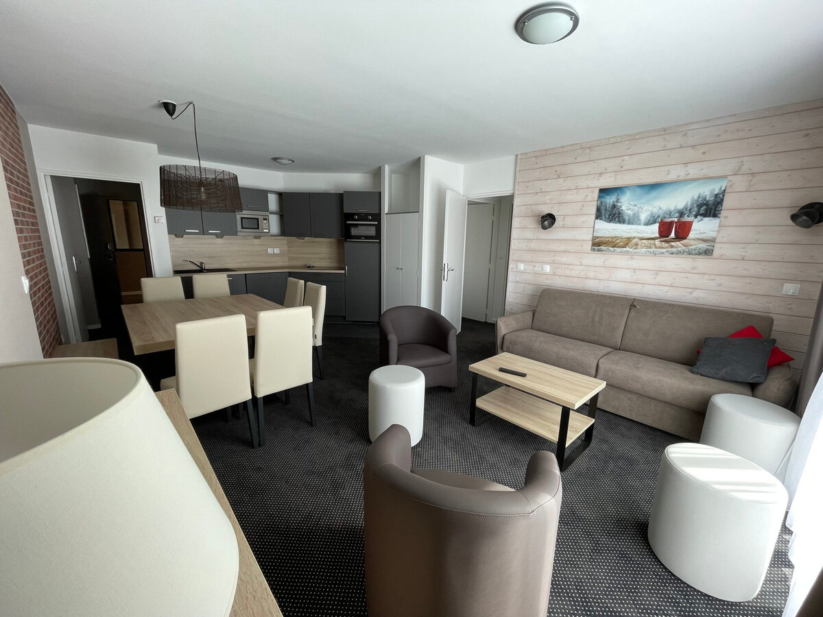 Appartement 3 pièces avec piscine, 8 personnes à Gourette - Photo 13